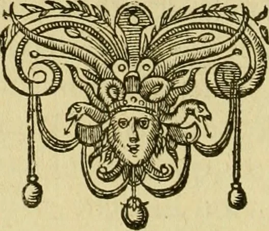 An illustration from Les vrais pourtraits et vies des hommes illustres grecz, latins et payens, 1584, leaf 19