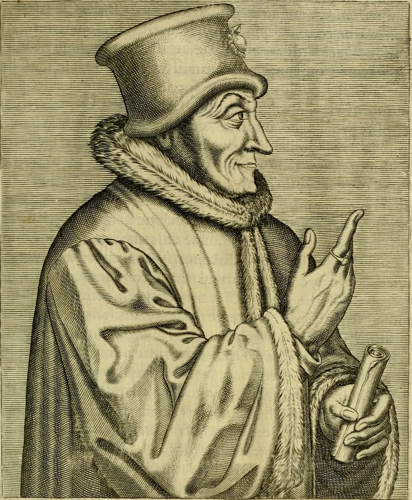 An illustration from Les vrais pourtraits et vies des hommes illustres grecz, latins et payens, 1584, leaf 194