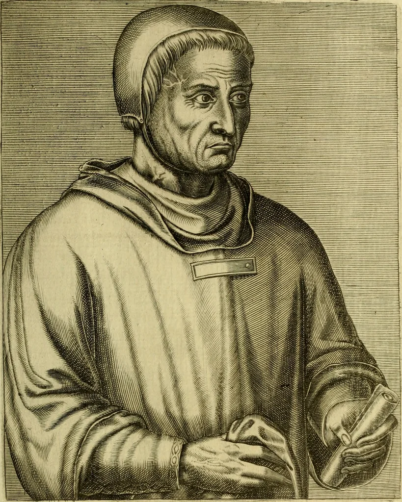 An illustration from Les vrais pourtraits et vies des hommes illustres grecz, latins et payens, 1584, leaf 208