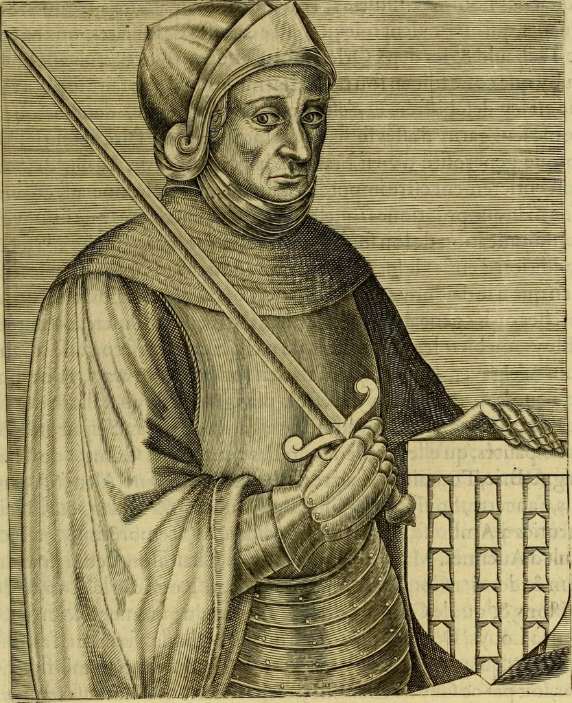 An illustration from Les vrais pourtraits et vies des hommes illustres grecz, latins et payens, 1584, leaf 248