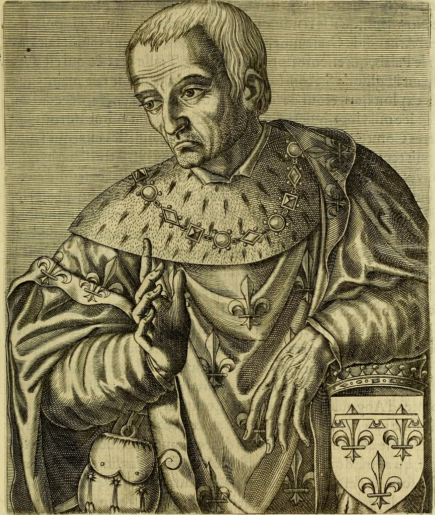 An illustration from Les vrais pourtraits et vies des hommes illustres grecz, latins et payens, 1584, leaf 260