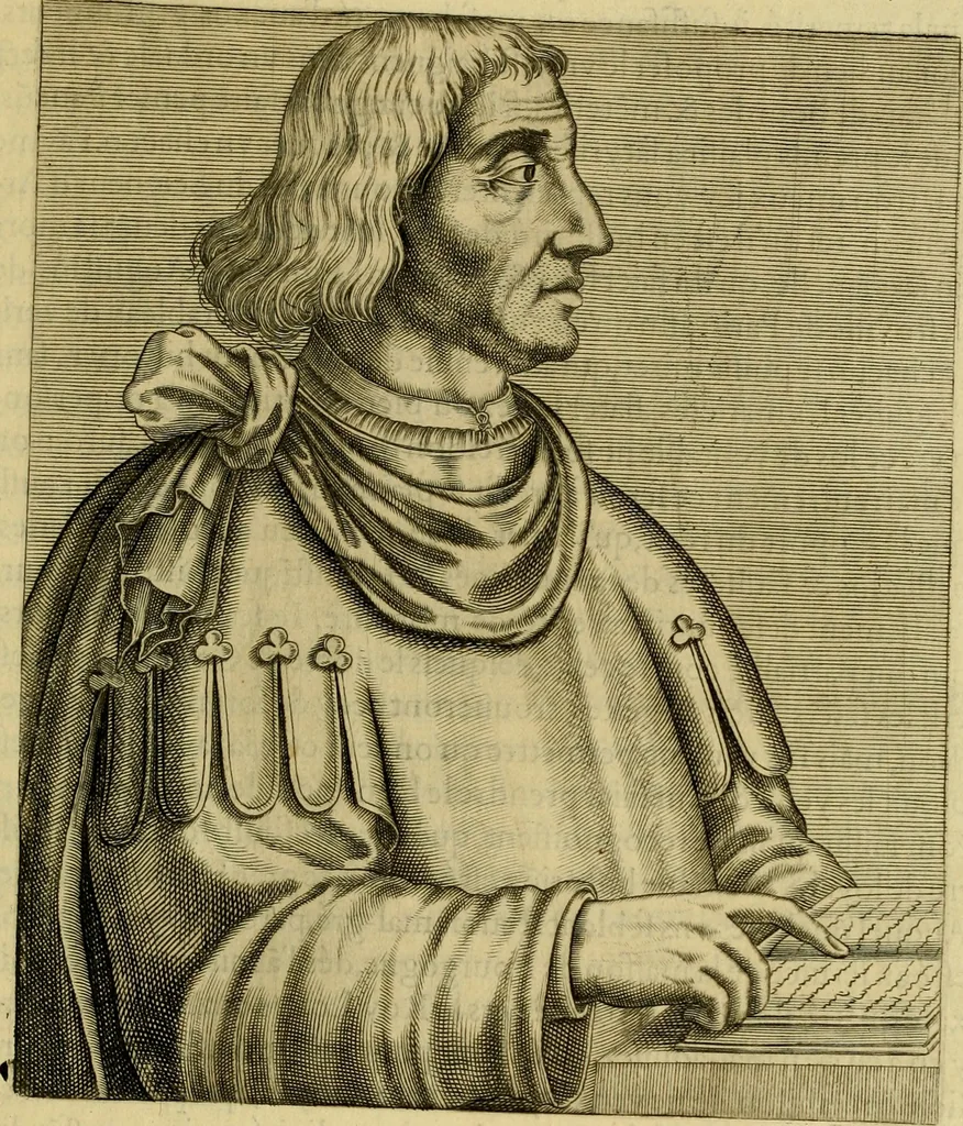 An illustration from Les vrais pourtraits et vies des hommes illustres grecz, latins et payens, 1584, leaf 294