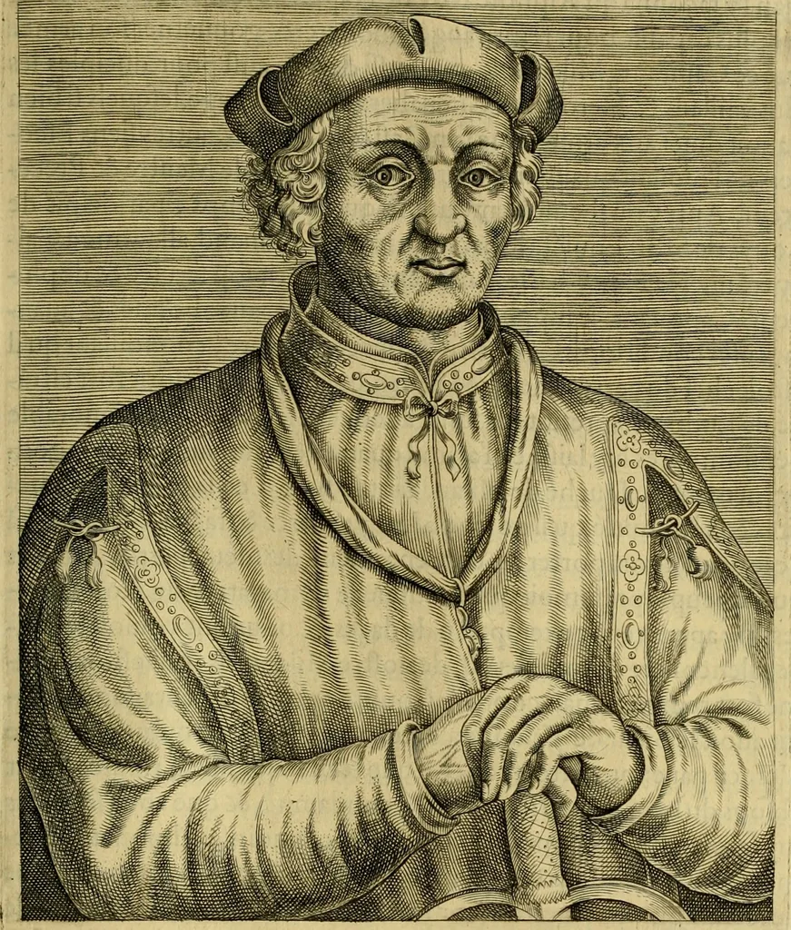 An illustration from Les vrais pourtraits et vies des hommes illustres grecz, latins et payens, 1584, leaf 334