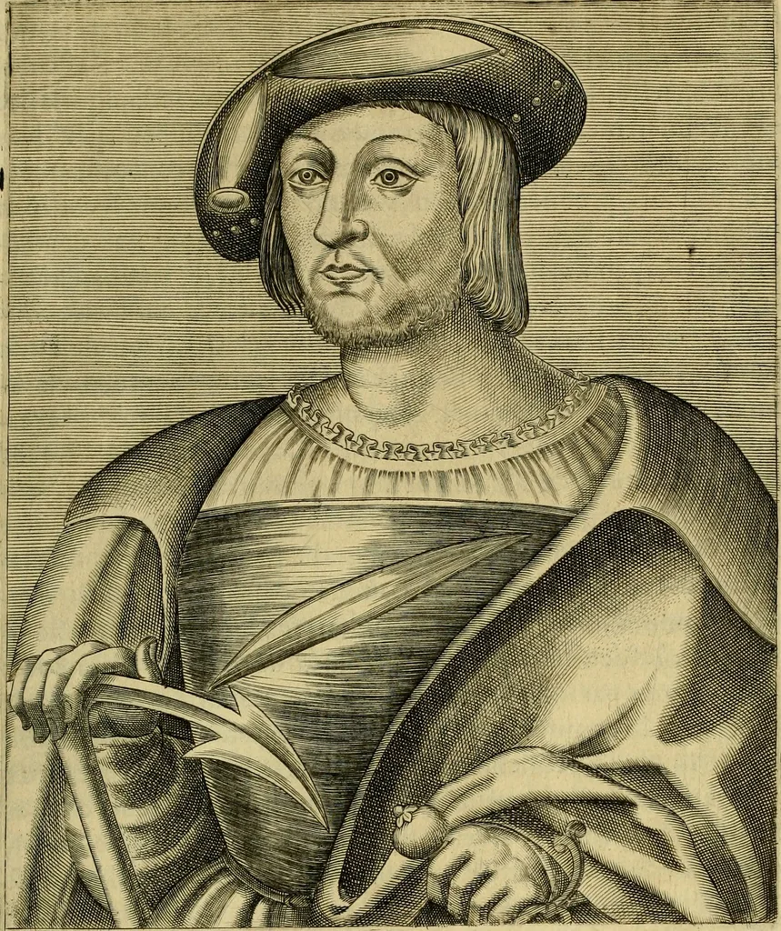 An illustration from Les vrais pourtraits et vies des hommes illustres grecz, latins et payens, 1584, leaf 340