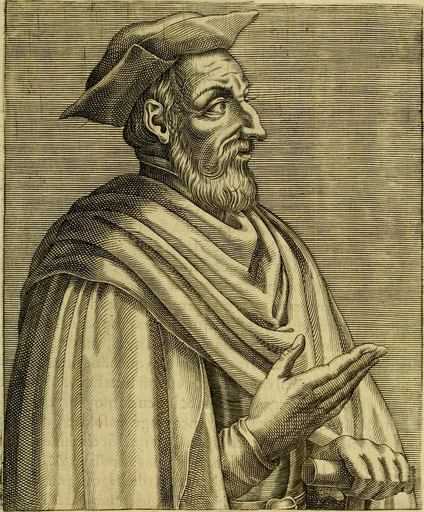 An illustration from Les vrais pourtraits et vies des hommes illustres grecz, latins et payens, 1584, leaf 392