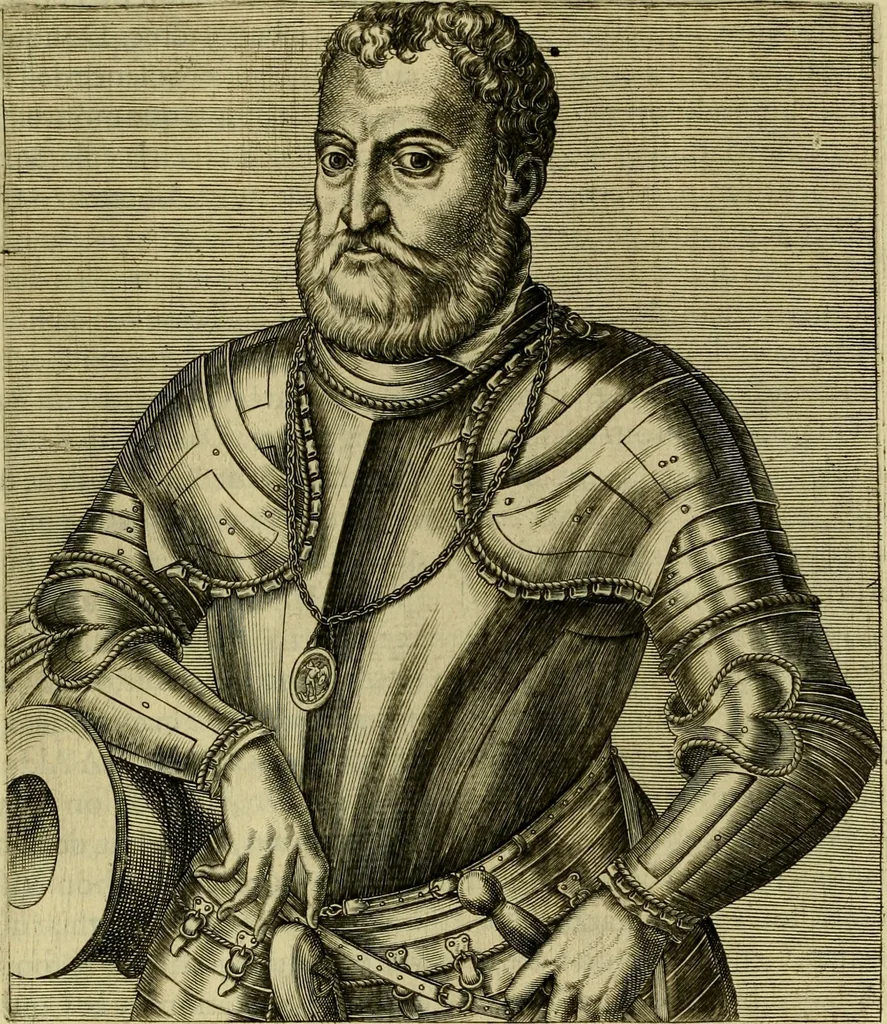 An illustration from Les vrais pourtraits et vies des hommes illustres grecz, latins et payens, 1584, leaf 418