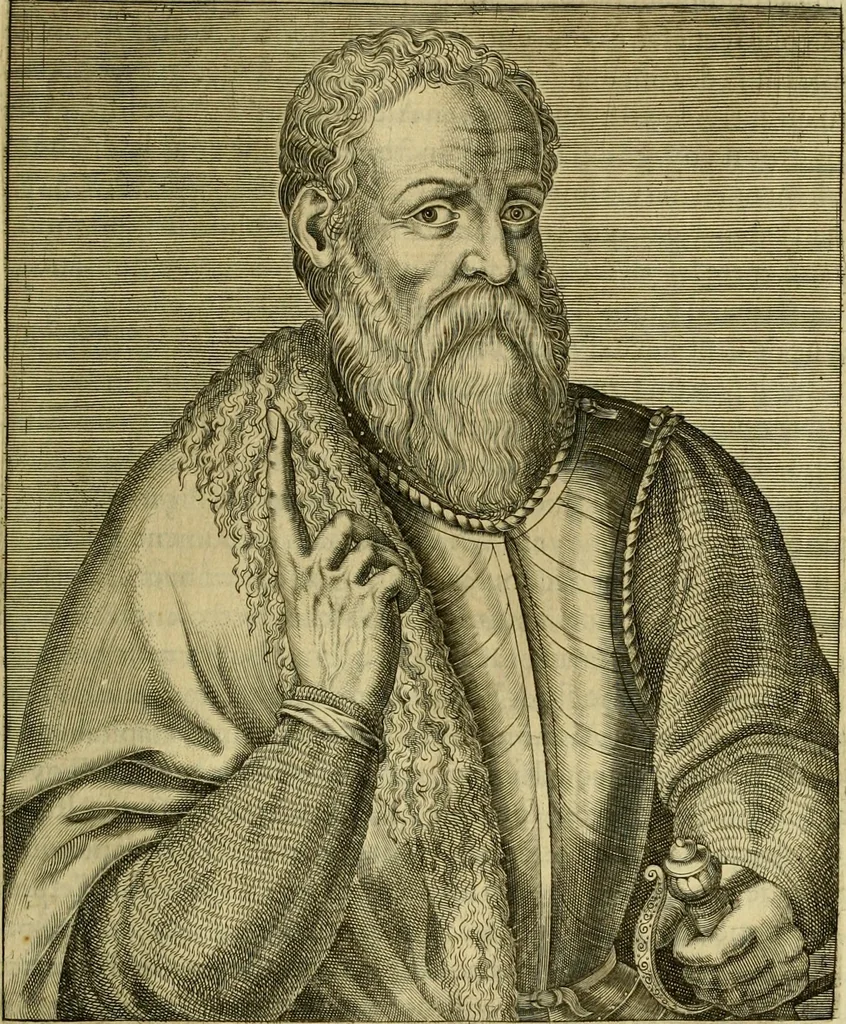 An illustration from Les vrais pourtraits et vies des hommes illustres grecz, latins et payens, 1584, leaf 430