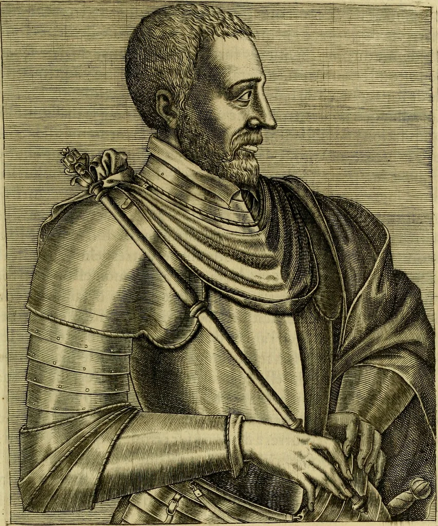 An illustration from Les vrais pourtraits et vies des hommes illustres grecz, latins et payens, 1584, leaf 444