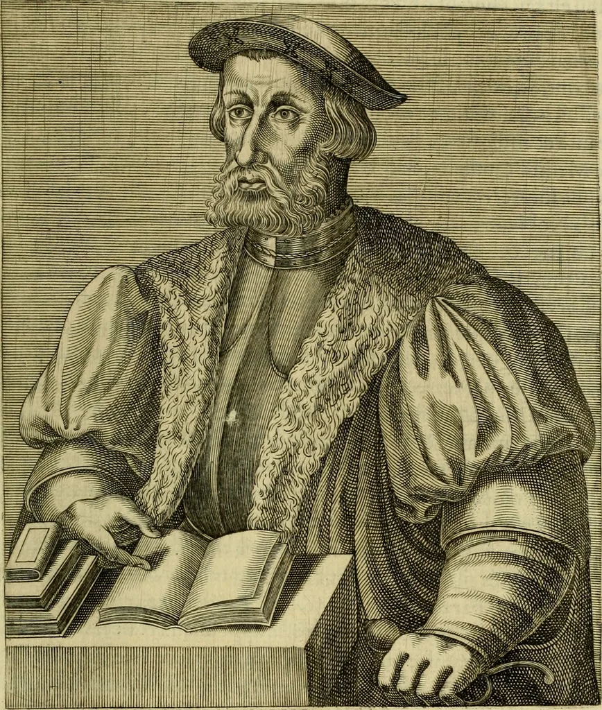 An illustration from Les vrais pourtraits et vies des hommes illustres grecz, latins et payens, 1584, leaf 456