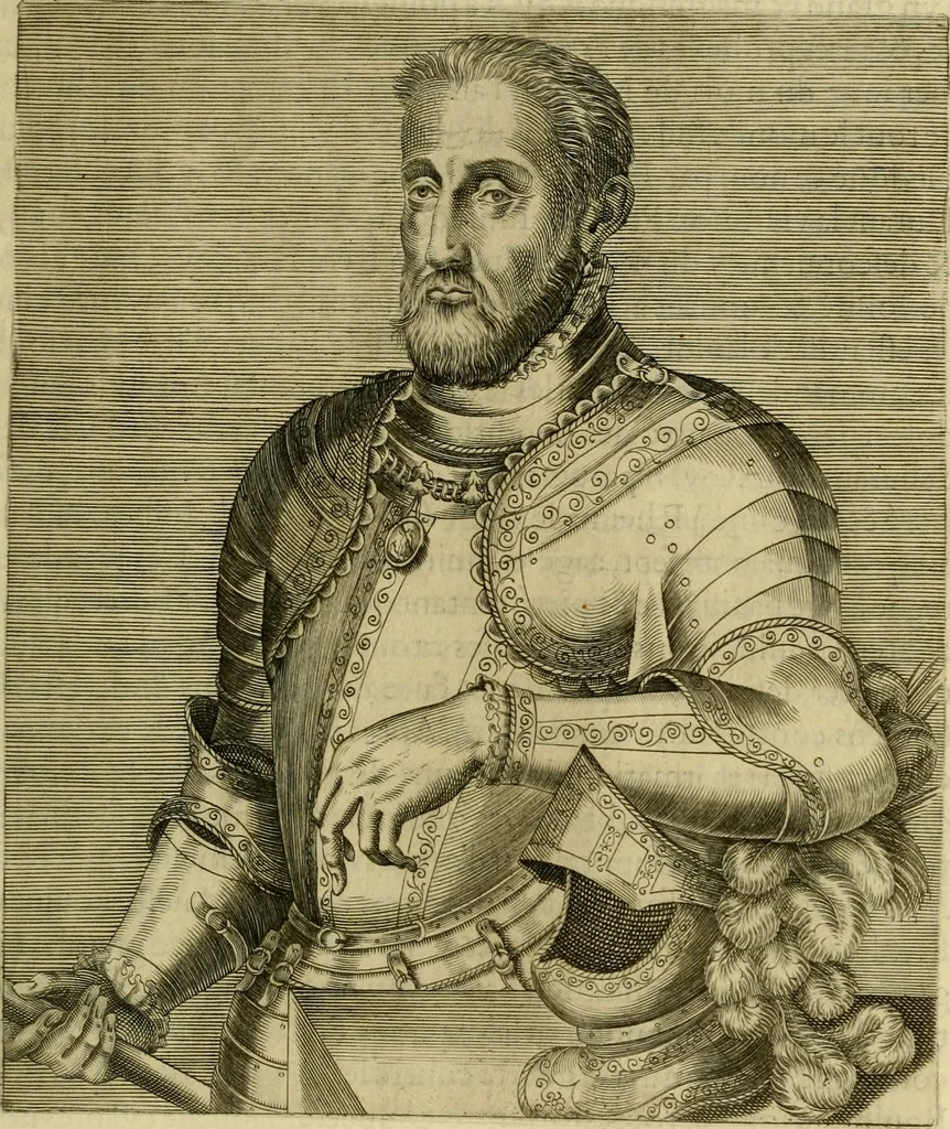 An illustration from Les vrais pourtraits et vies des hommes illustres grecz, latins et payens, 1584, leaf 96