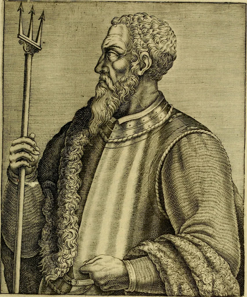An illustration from Les vrais pourtraits et vies des hommes illustres grecz, latins et payens, 1584, leaf 102