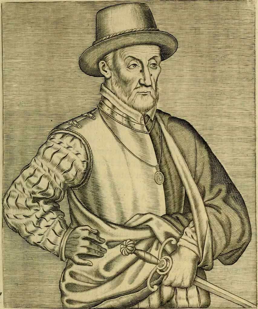 An illustration from Les vrais pourtraits et vies des hommes illustres grecz, latins et payens, 1584, leaf 116