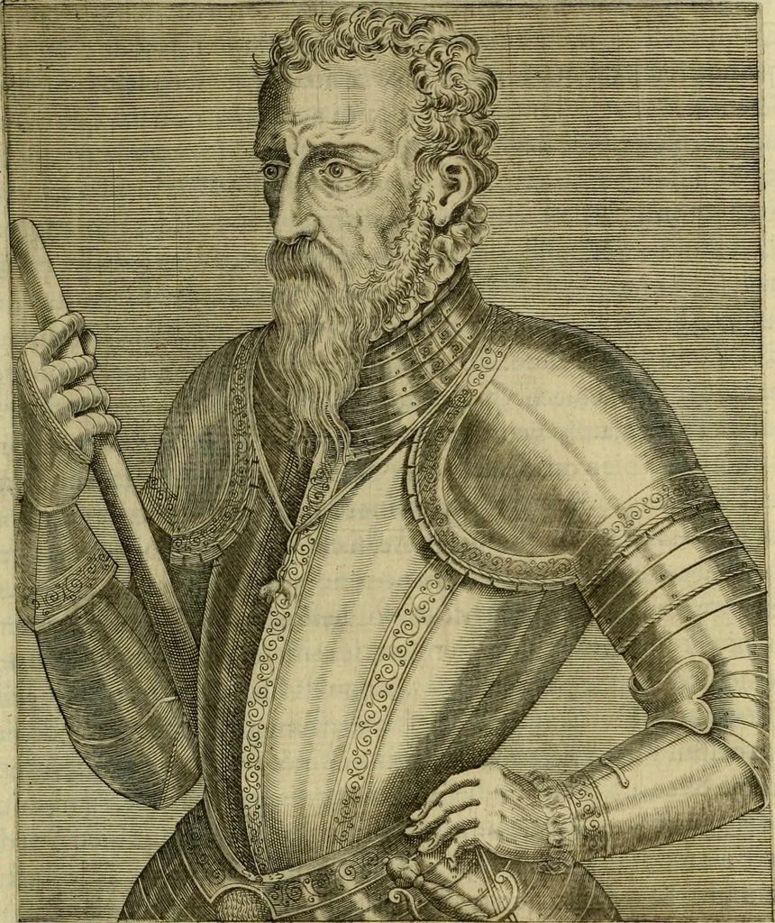 An illustration from Les vrais pourtraits et vies des hommes illustres grecz, latins et payens, 1584, leaf 160