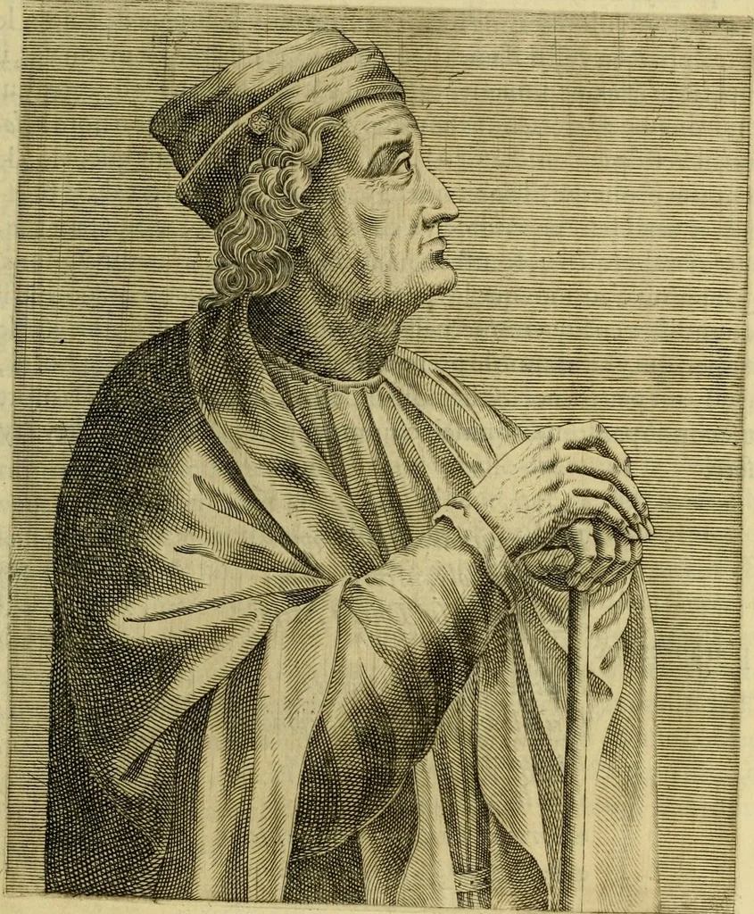 An illustration from Les vrais pourtraits et vies des hommes illustres grecz, latins et payens, 1584, leaf 192