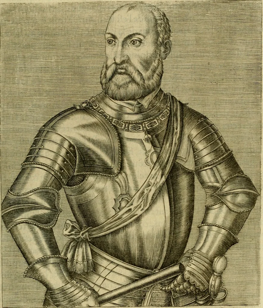 An illustration from Les vrais pourtraits et vies des hommes illustres grecz, latins et payens, 1584, leaf 20