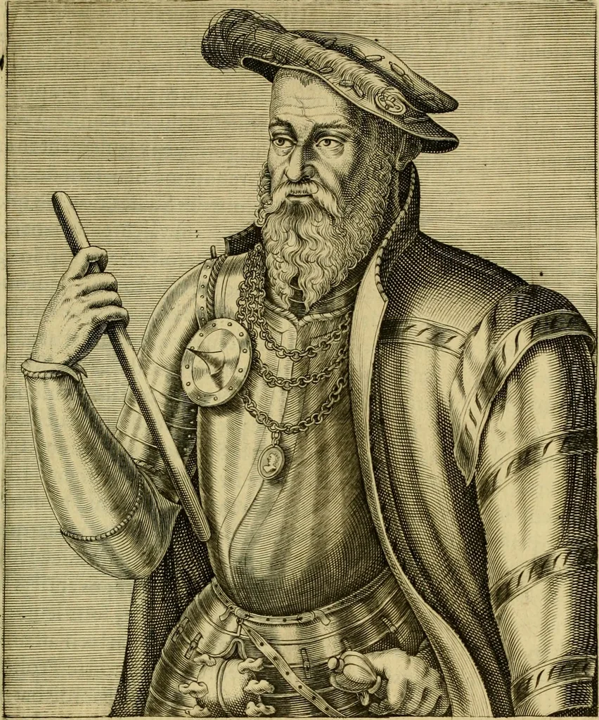An illustration from Les vrais pourtraits et vies des hommes illustres grecz, latins et payens, 1584, leaf 24