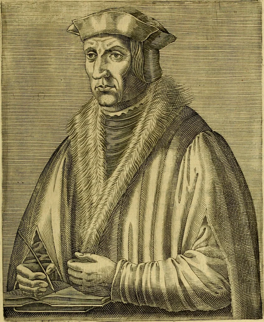 An illustration from Les vrais pourtraits et vies des hommes illustres grecz, latins et payens, 1584, leaf 274