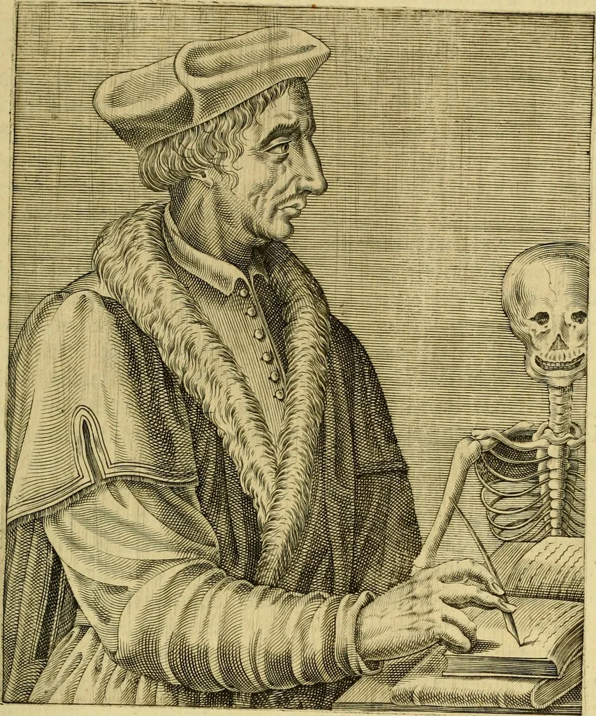 An illustration from Les vrais pourtraits et vies des hommes illustres grecz, latins et payens, 1584, leaf 328