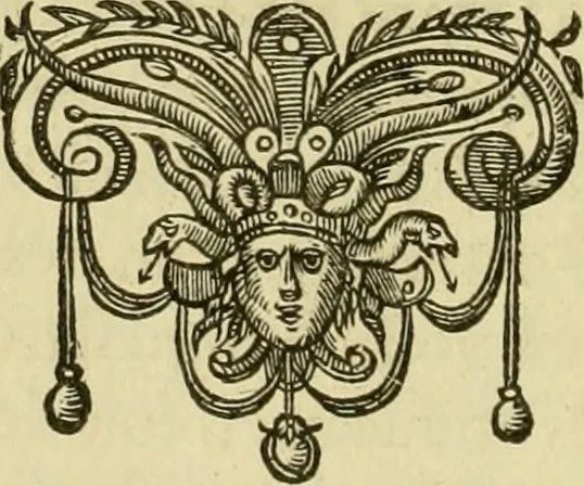 An illustration from Les vrais pourtraits et vies des hommes illustres grecz, latins et payens, 1584, leaf 335