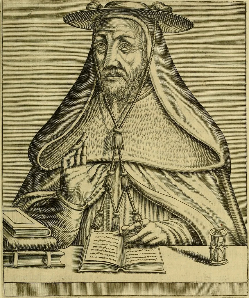 An illustration from Les vrais pourtraits et vies des hommes illustres grecz, latins et payens, 1584, leaf 336