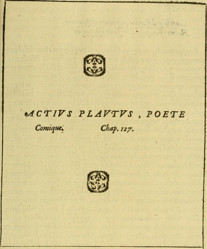 An illustration from Les vrais pourtraits et vies des hommes illustres grecz, latins et payens, 1584, leaf 394