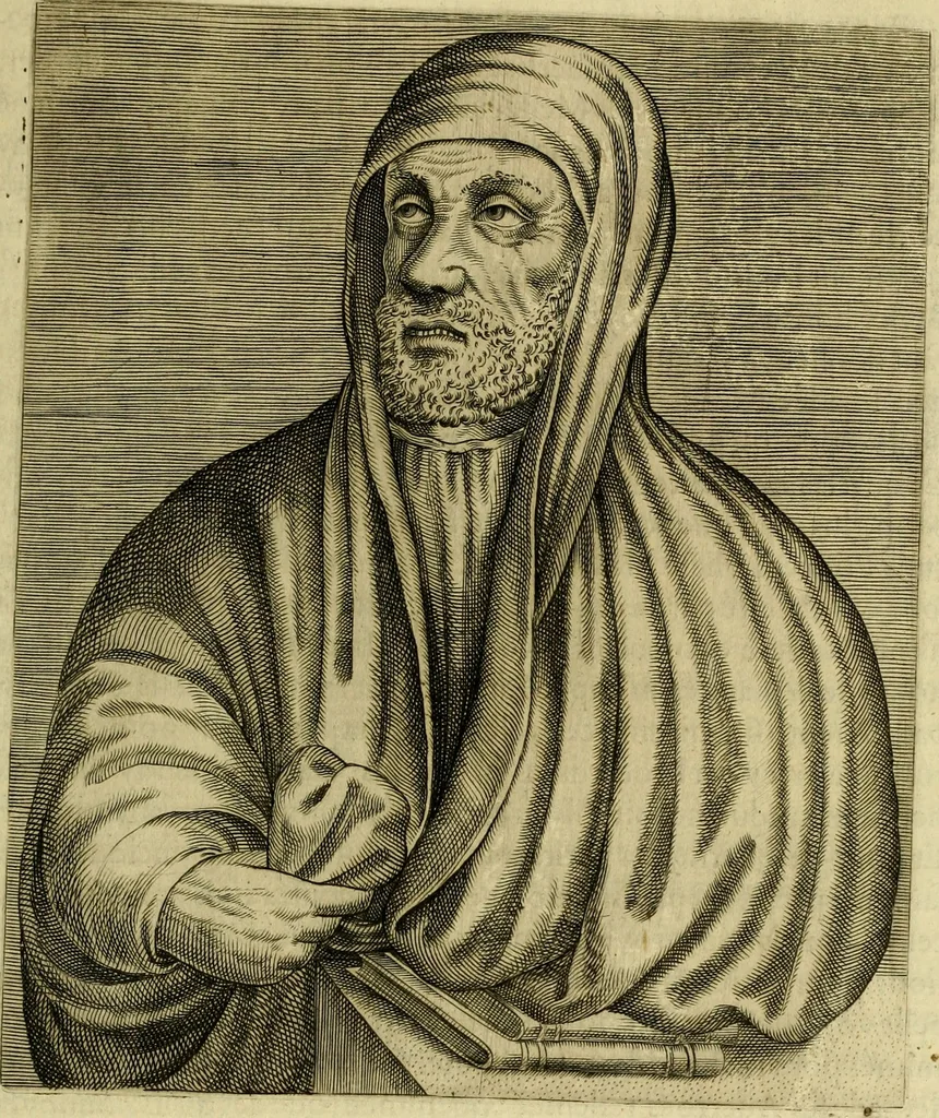 An illustration from Les vrais pourtraits et vies des hommes illustres grecz, latins et payens, 1584, leaf 434