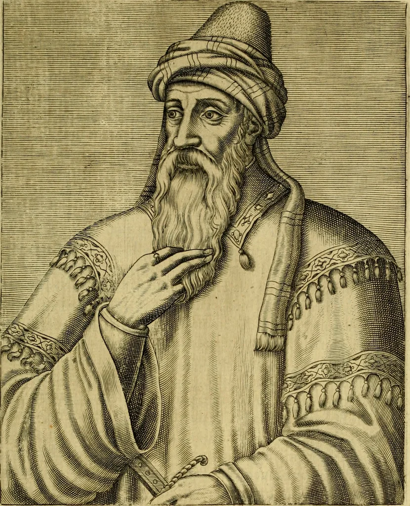 An illustration from Les vrais pourtraits et vies des hommes illustres grecz, latins et payens, 1584, leaf 450