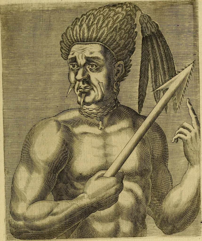 An illustration from Les vrais pourtraits et vies des hommes illustres grecz, latins et payens, 1584, leaf 494