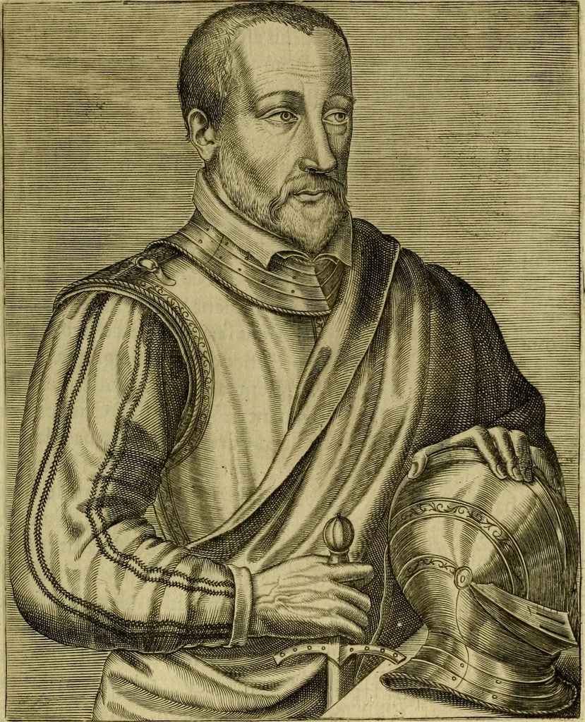 An illustration from Les vrais pourtraits et vies des hommes illustres grecz, latins et payens, 1584, leaf 58