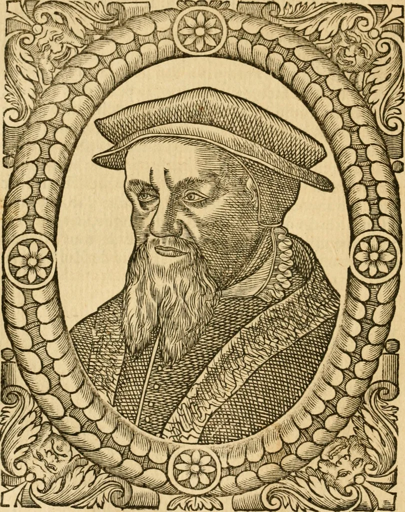 An illustration from Les vrais povrtraits des hommes illvstres en piete et doctrine : dv trauail desquels Diev s'est serui en ces derniers temps, pour remettre sus la vraye Religion en diuers pays de la chrestienté : auec les descriptions de leur vie & de leurs faits plus memorables : plvs, qvaranteqvatre emblemes chrestiens, 1581, leaf 113