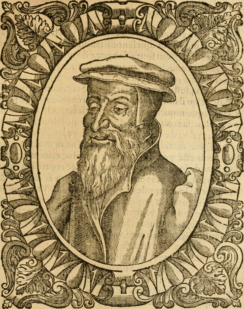 An illustration from Les vrais povrtraits des hommes illvstres en piete et doctrine : dv trauail desquels Diev s'est serui en ces derniers temps, pour remettre sus la vraye Religion en diuers pays de la chrestienté : auec les descriptions de leur vie & de leurs faits plus memorables : plvs, qvaranteqvatre emblemes chrestiens, 1581, leaf 168