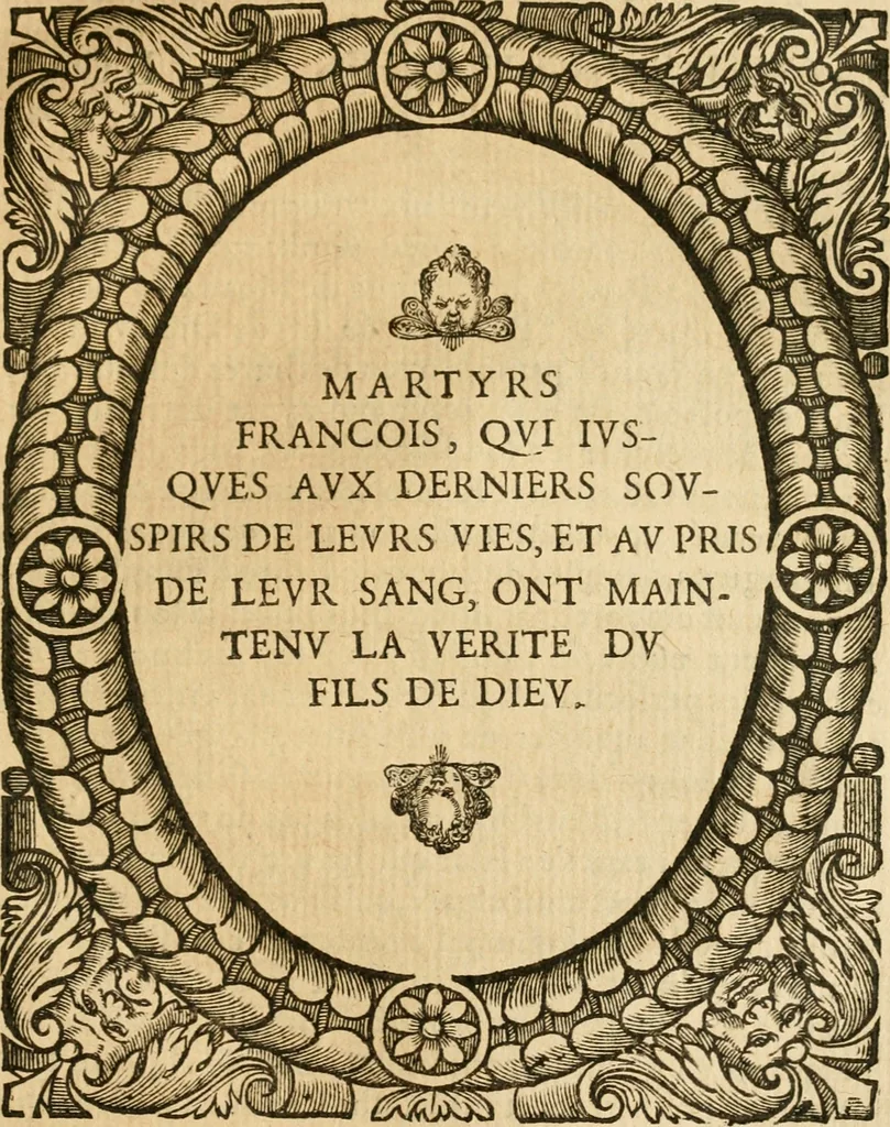An illustration from Les vrais povrtraits des hommes illvstres en piete et doctrine : dv trauail desquels Diev s'est serui en ces derniers temps, pour remettre sus la vraye Religion en diuers pays de la chrestienté : auec les descriptions de leur vie & de leurs faits plus memorables : plvs, qvaranteqvatre emblemes chrestiens, 1581, leaf 174