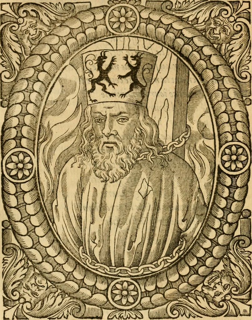 An illustration from Les vrais povrtraits des hommes illvstres en piete et doctrine : dv trauail desquels Diev s'est serui en ces derniers temps, pour remettre sus la vraye Religion en diuers pays de la chrestienté : auec les descriptions de leur vie & de leurs faits plus memorables : plvs, qvaranteqvatre emblemes chrestiens, 1581, leaf 19