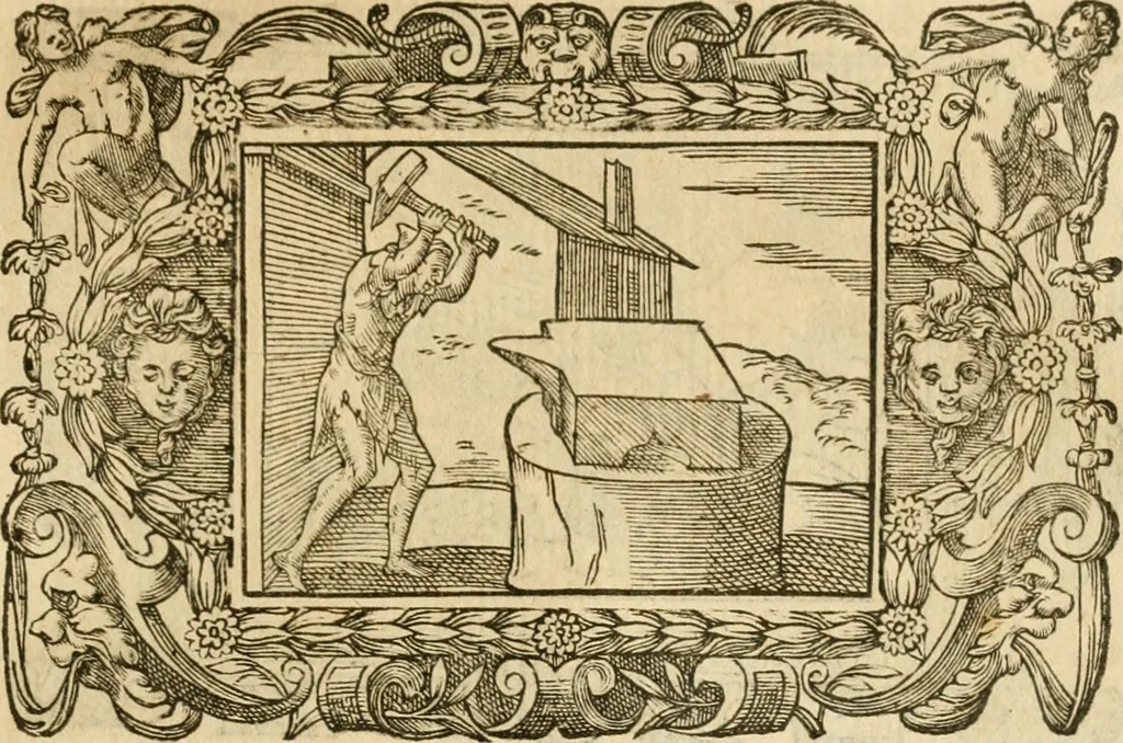 An illustration from Les vrais povrtraits des hommes illvstres en piete et doctrine : dv trauail desquels Diev s'est serui en ces derniers temps, pour remettre sus la vraye Religion en diuers pays de la chrestienté : auec les descriptions de leur vie & de leurs faits plus memorables : plvs, qvaranteqvatre emblemes chrestiens, 1581, leaf 256