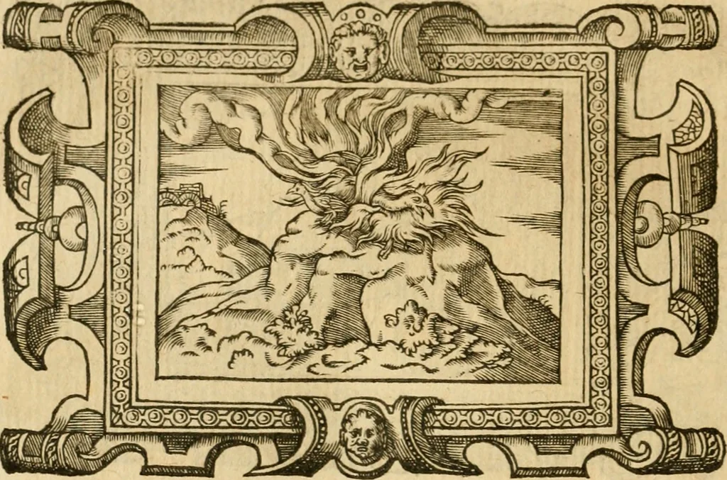 An illustration from Les vrais povrtraits des hommes illvstres en piete et doctrine : dv trauail desquels Diev s'est serui en ces derniers temps, pour remettre sus la vraye Religion en diuers pays de la chrestienté : auec les descriptions de leur vie & de leurs faits plus memorables : plvs, qvaranteqvatre emblemes chrestiens, 1581, leaf 257