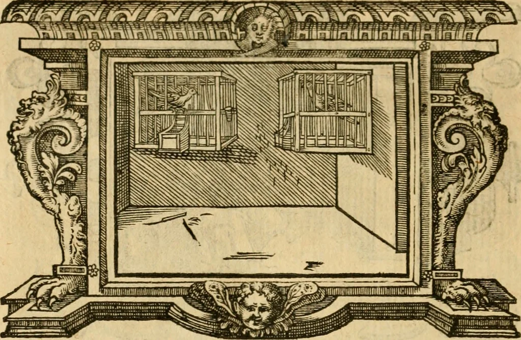 An illustration from Les vrais povrtraits des hommes illvstres en piete et doctrine : dv trauail desquels Diev s'est serui en ces derniers temps, pour remettre sus la vraye Religion en diuers pays de la chrestienté : auec les descriptions de leur vie & de leurs faits plus memorables : plvs, qvaranteqvatre emblemes chrestiens, 1581, leaf 267