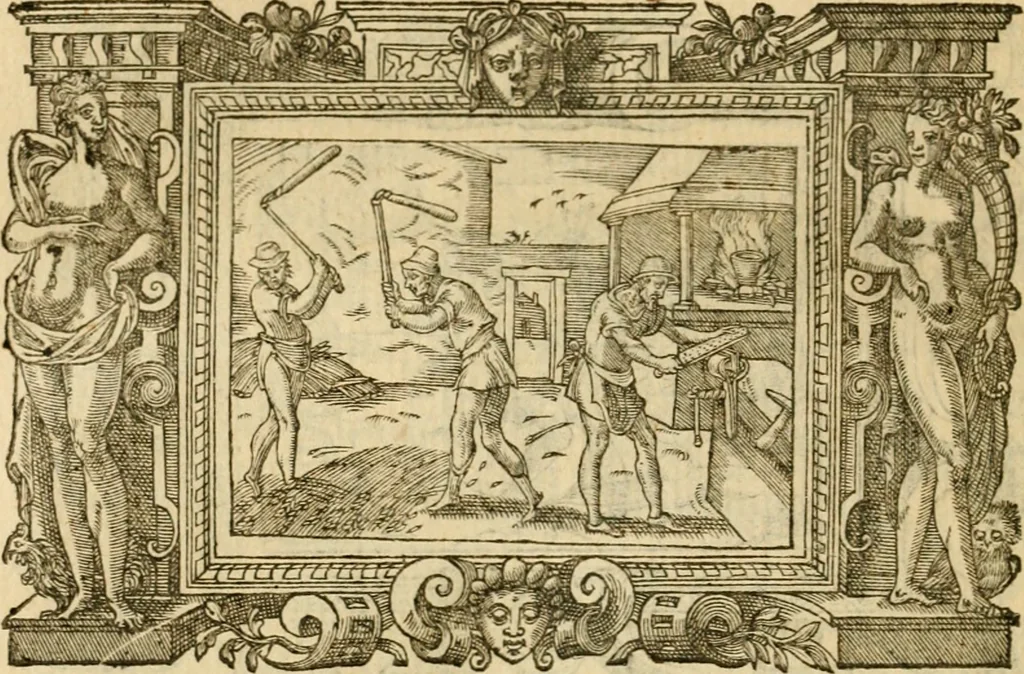 An illustration from Les vrais povrtraits des hommes illvstres en piete et doctrine : dv trauail desquels Diev s'est serui en ces derniers temps, pour remettre sus la vraye Religion en diuers pays de la chrestienté : auec les descriptions de leur vie & de leurs faits plus memorables : plvs, qvaranteqvatre emblemes chrestiens, 1581, leaf 271