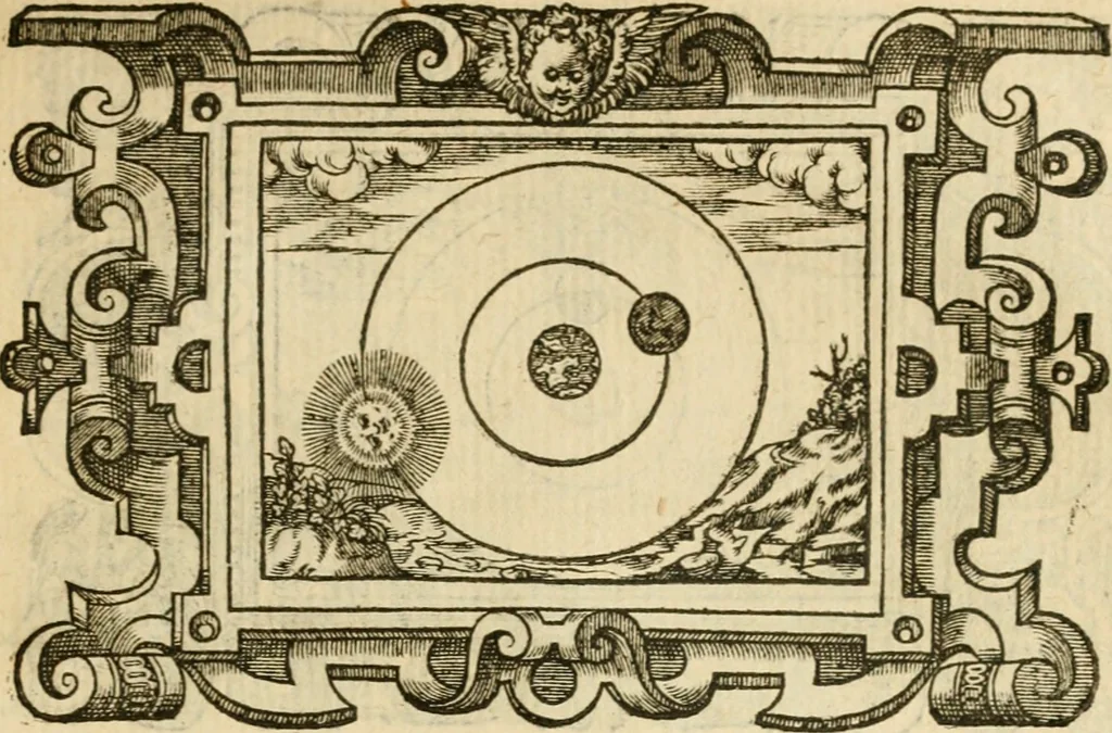 An illustration from Les vrais povrtraits des hommes illvstres en piete et doctrine : dv trauail desquels Diev s'est serui en ces derniers temps, pour remettre sus la vraye Religion en diuers pays de la chrestienté : auec les descriptions de leur vie & de leurs faits plus memorables : plvs, qvaranteqvatre emblemes chrestiens, 1581, leaf 292