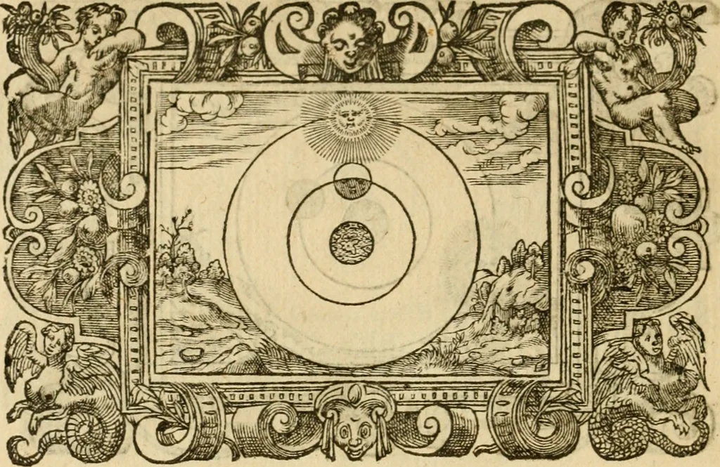 An illustration from Les vrais povrtraits des hommes illvstres en piete et doctrine : dv trauail desquels Diev s'est serui en ces derniers temps, pour remettre sus la vraye Religion en diuers pays de la chrestienté : auec les descriptions de leur vie & de leurs faits plus memorables : plvs, qvaranteqvatre emblemes chrestiens, 1581, leaf 293