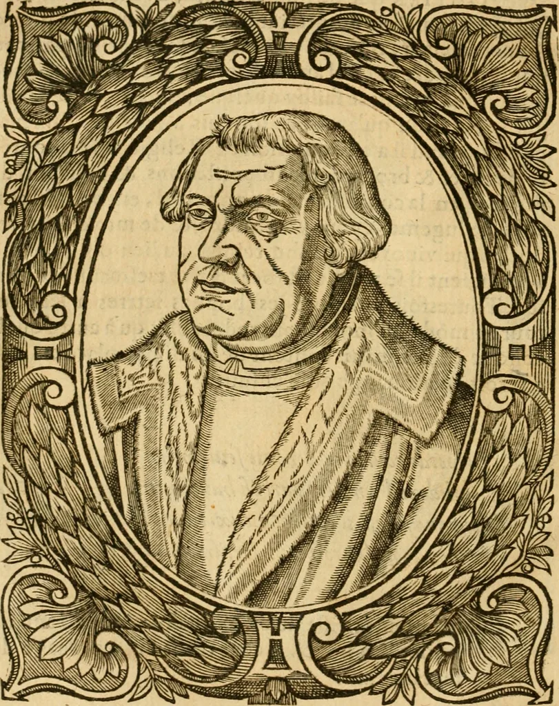 An illustration from Les vrais povrtraits des hommes illvstres en piete et doctrine : dv trauail desquels Diev s'est serui en ces derniers temps, pour remettre sus la vraye Religion en diuers pays de la chrestienté : auec les descriptions de leur vie & de leurs faits plus memorables : plvs, qvaranteqvatre emblemes chrestiens, 1581, leaf 37
