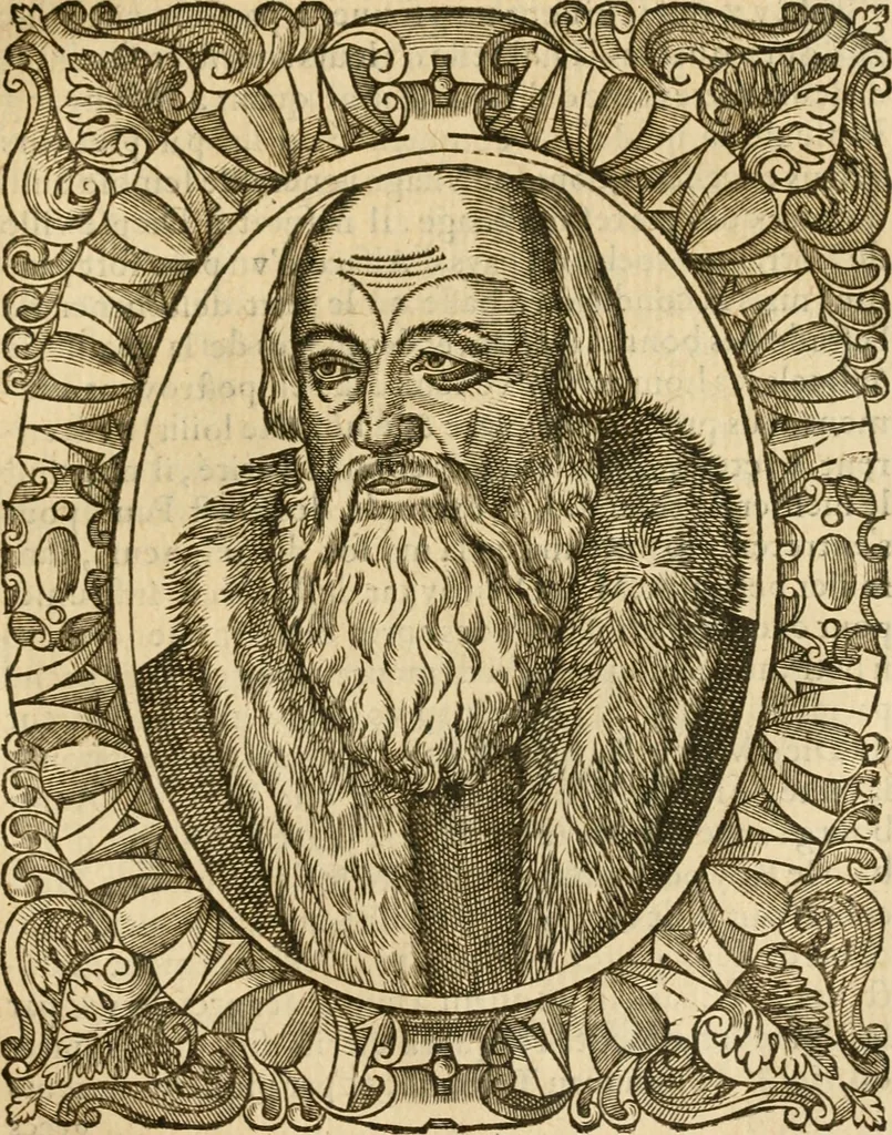 An illustration from Les vrais povrtraits des hommes illvstres en piete et doctrine : dv trauail desquels Diev s'est serui en ces derniers temps, pour remettre sus la vraye Religion en diuers pays de la chrestienté : auec les descriptions de leur vie & de leurs faits plus memorables : plvs, qvaranteqvatre emblemes chrestiens, 1581, leaf 70