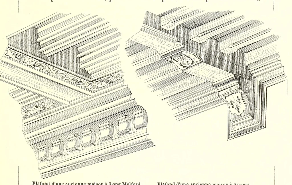 An illustration from Les vrais principes de l'architecture ogivale ou chrétienne : avec des remarques sur leur renaissance au temps actuel, 1850, leaf 145