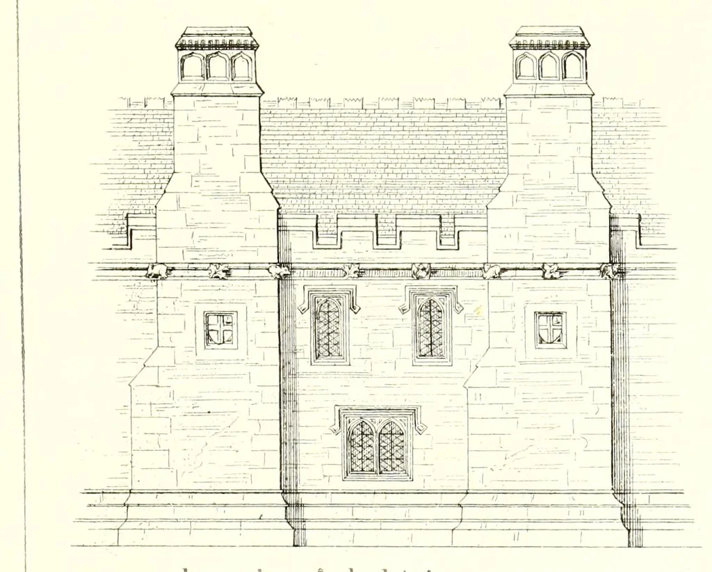 An illustration from Les vrais principes de l'architecture ogivale ou chrétienne : avec des remarques sur leur renaissance au temps actuel, 1850, leaf 191