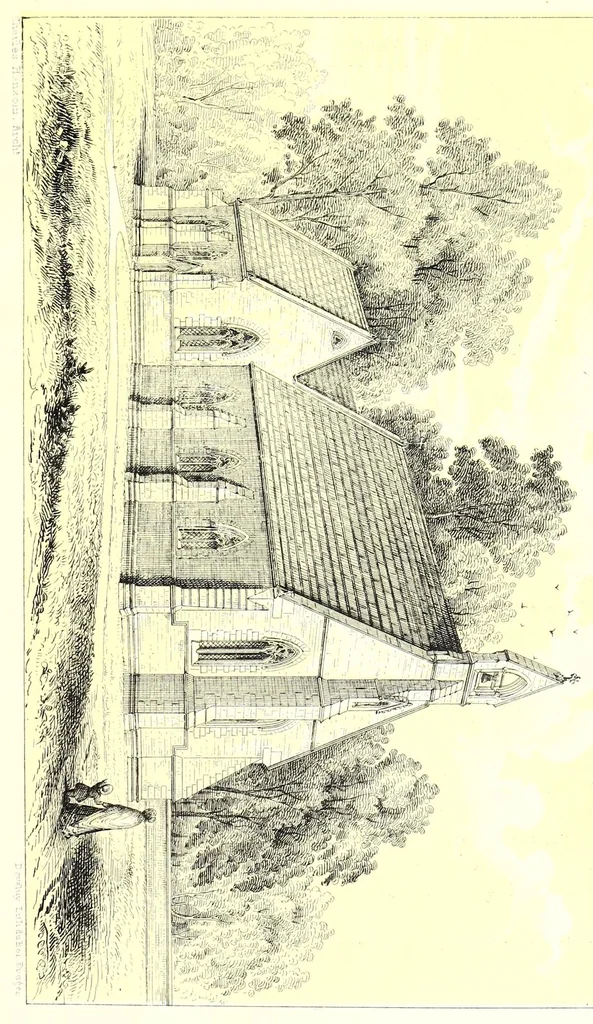 An illustration from Les vrais principes de l'architecture ogivale ou chrétienne : avec des remarques sur leur renaissance au temps actuel, 1850, leaf 357