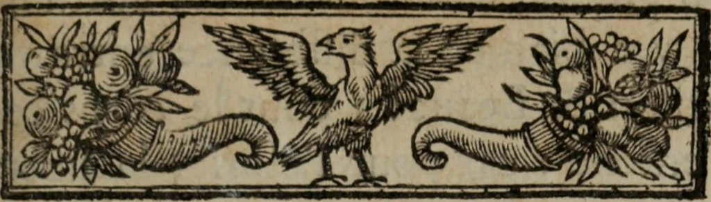 An illustration from Les œvvres de monsievr de Montrevil, 1666, leaf 18