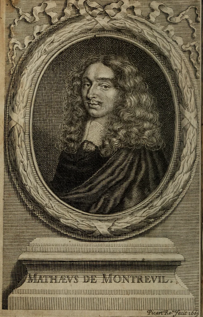 An illustration from Les œvvres de monsievr de Montrevil, 1666, leaf 3