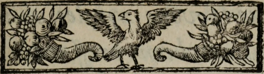 An illustration from Les œvvres de monsievr de Montrevil, 1666, leaf 6