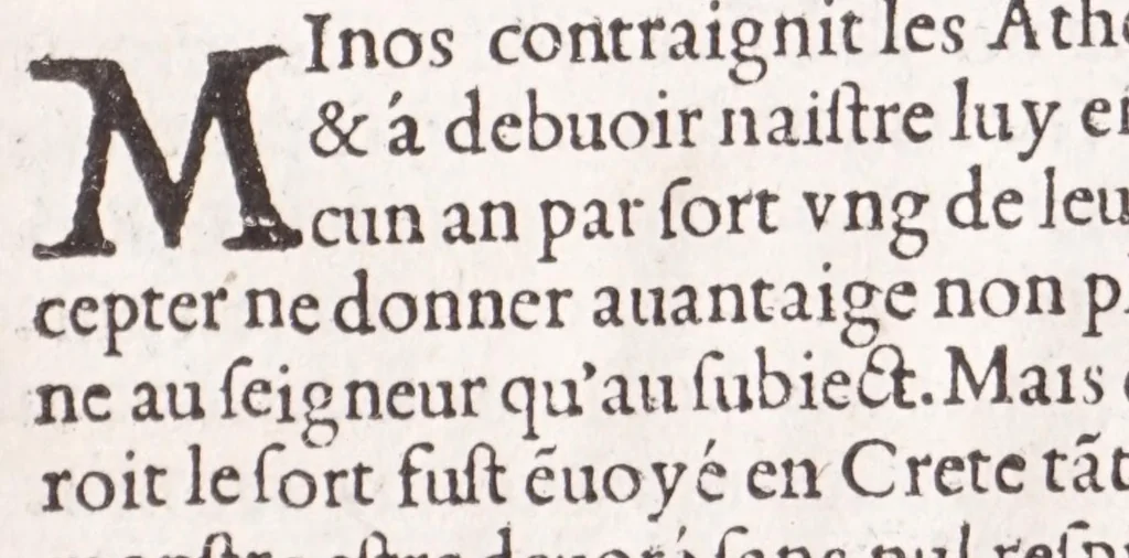 An illustration from Les XV. liures de la Metamorphose d'Ouide (poëte treselegãt) : contenans L'olympe des histoires poëtiques, traduictz de Latin en Francoys : le tout figuré de nouuelles figures & hystoires .., 1539, leaf 267