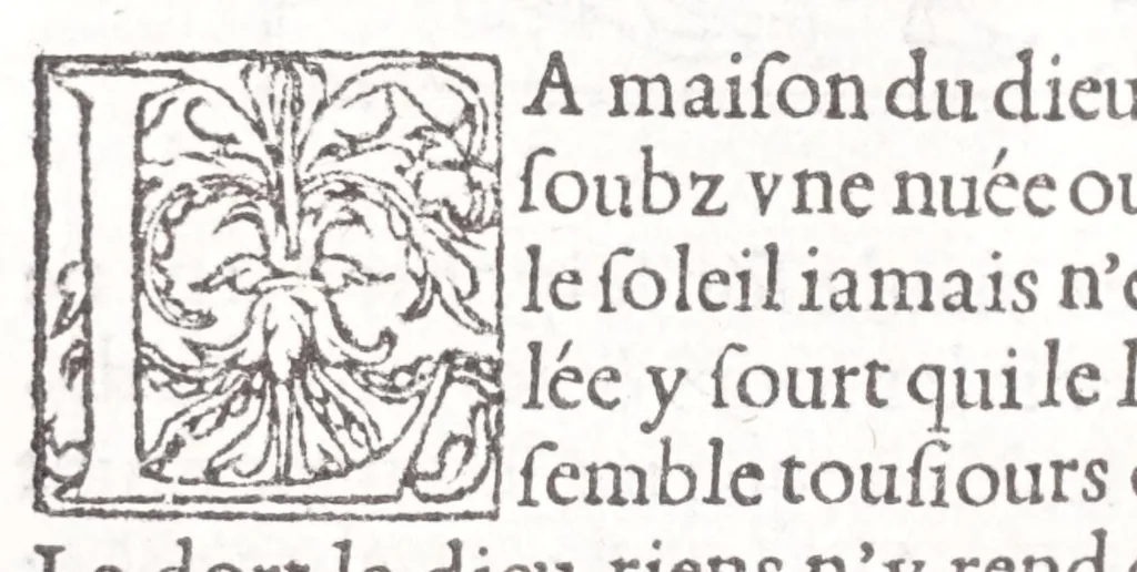 An illustration from Les XV. liures de la Metamorphose d'Ouide (poëte treselegãt) : contenans L'olympe des histoires poëtiques, traduictz de Latin en Francoys : le tout figuré de nouuelles figures & hystoires .., 1539, leaf 440