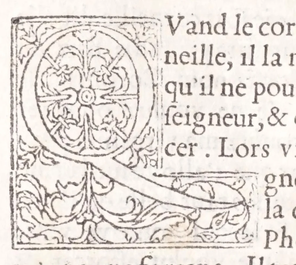 An illustration from Les XV. liures de la Metamorphose d'Ouide (poëte treselegãt) : contenans L'olympe des histoires poëtiques, traduictz de Latin en Francoys : le tout figuré de nouuelles figures & hystoires .., 1539, leaf 64